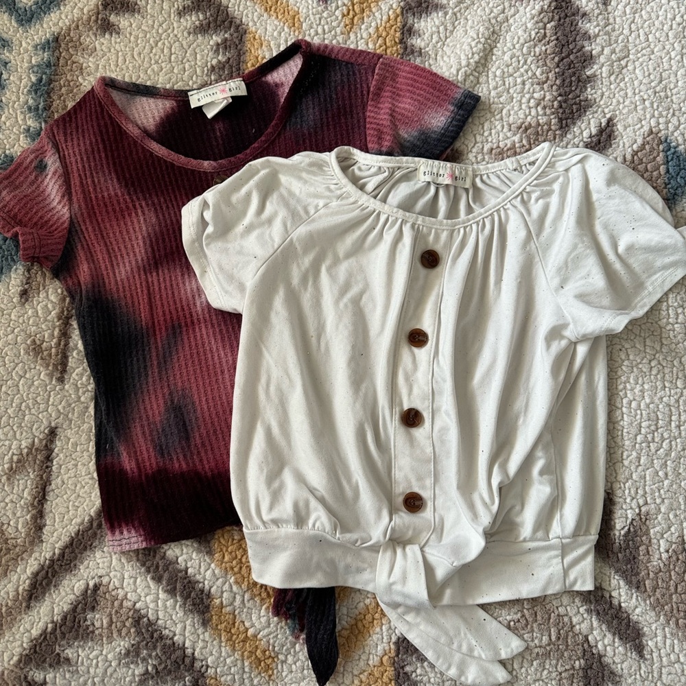 Girls 2 pack tees